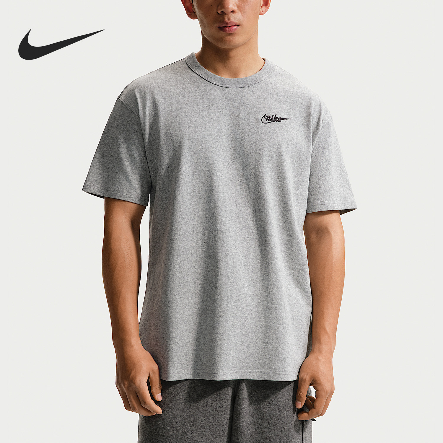 Nike/耐克正品2026夏季男士宽松图案印花经典透气T恤IV2639-063