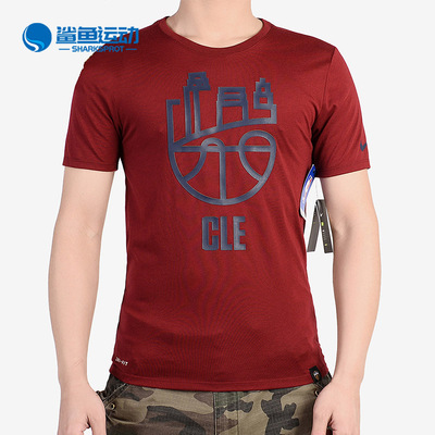 Nike/耐克正品克利夫兰骑士队NIKE DRY 男篮球短袖T恤871030