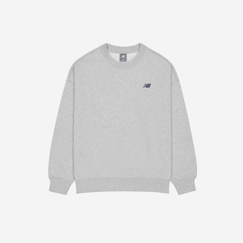 New Balance/NB正品运动男女同款舒适透气卫衣套头衫AMT51370-AG