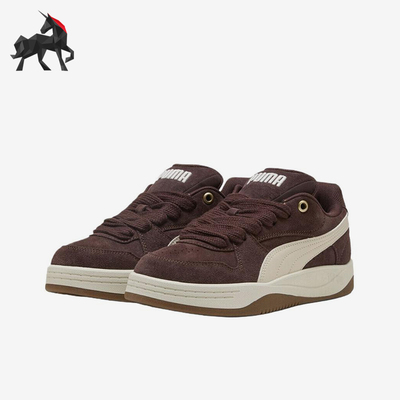 Puma/彪马正品ParkLunaSD新款女经典深棕褐米白色板鞋402510-08