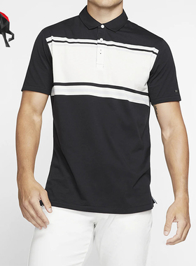 Nike/耐克正品DRI-FIT PLAYER男士透气条纹运动POLO衫BV0471-010
