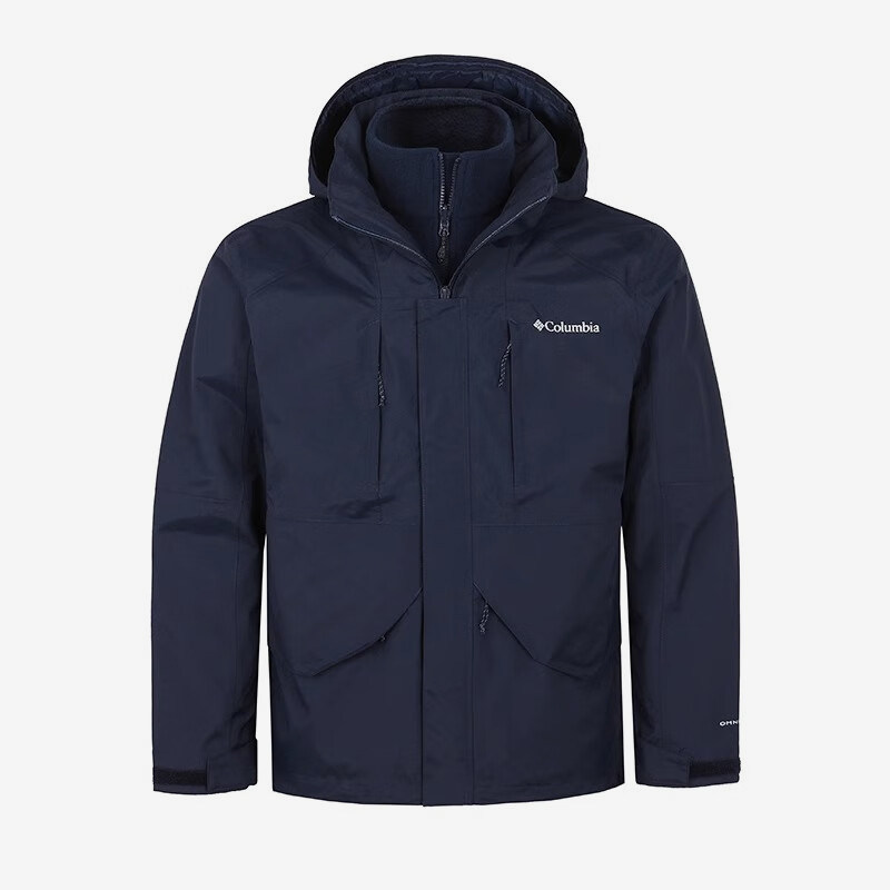Columbia/哥伦比亚正品新款男士户外三合一冲锋衣WE1725464