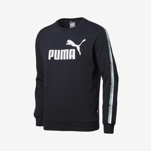 PUMA彪马正品印花串标圆领男款运动休闲舒适百搭卫衣853354-01