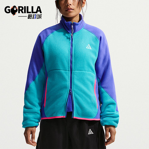 Nike/耐克正品2026春季款男士日常立领拼接摇粒绒外套IF0965-345