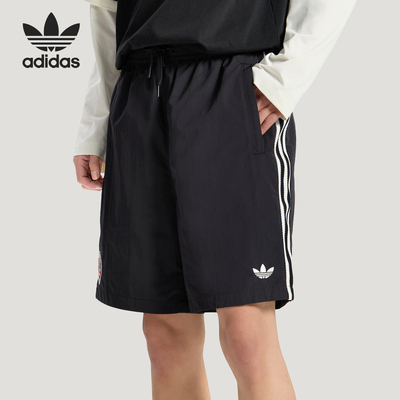 Adidas/阿迪达斯官方正品三叶草BLKSHORTS新款男黑色短裤KY3339