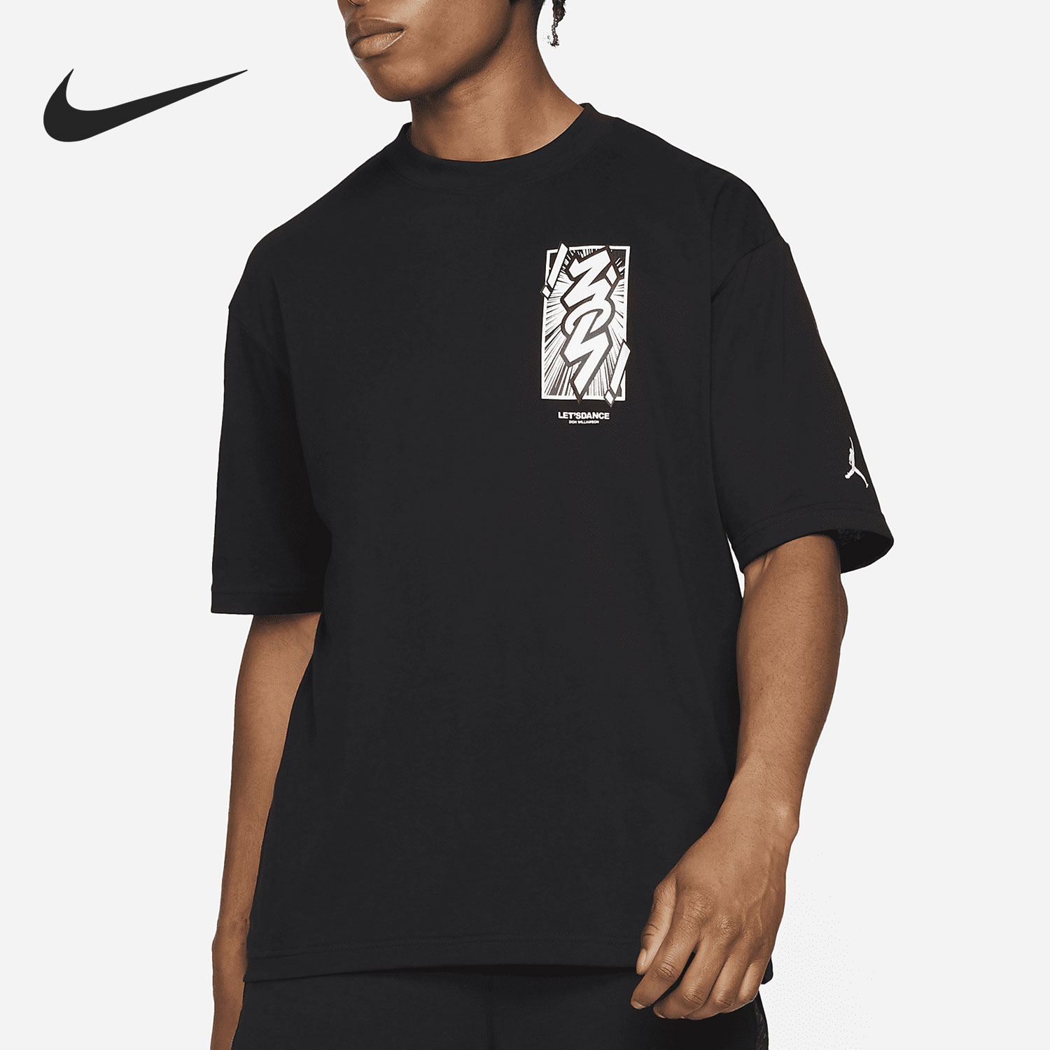 耐克男子肌肉漫画短袖T恤