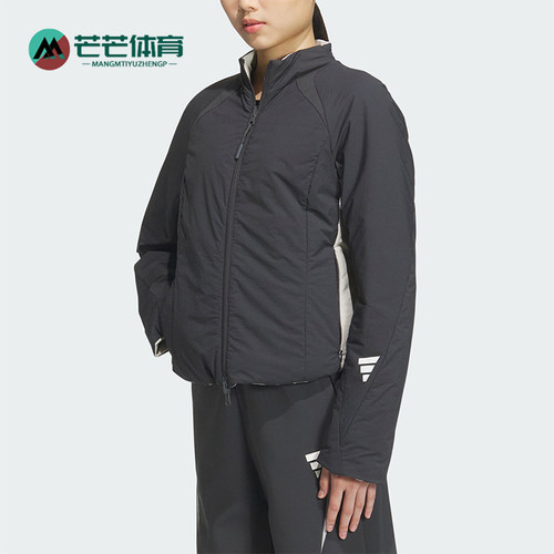 Adidas/阿迪达斯正品FUSTL W P JKT女士双面穿修身棉服JM4249