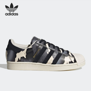 贝壳头休闲板鞋 三叶草男女经典 GY2566 阿迪达斯官方正品 Adidas