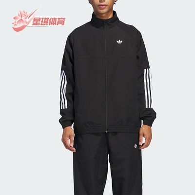 Adidas/阿迪达斯正品三叶草男士经典宽松经典梭织立领外套JC5174