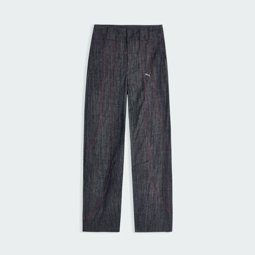 Puma彪马正品SHARP NIGHT WOVEN生活系列女中腰休闲裤640727-16