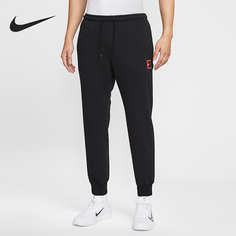 Nike/耐克正品2025秋季款男士耐穿束脚针织网球长裤HM6767-010