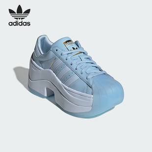 时尚 Adidas 阿迪达斯正品 三叶草女士经典 KI3553 厚底缓震休闲鞋