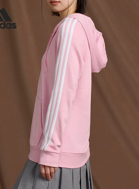 Adidas/阿迪达斯官方正品W 3S FT FZ HD女士运动针织外套HL2059