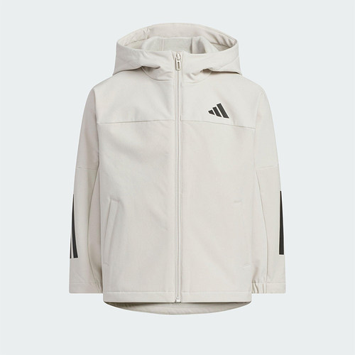Adidas/阿迪达斯正品WOVEN JACKET儿童日常连帽休闲外套KS0653
