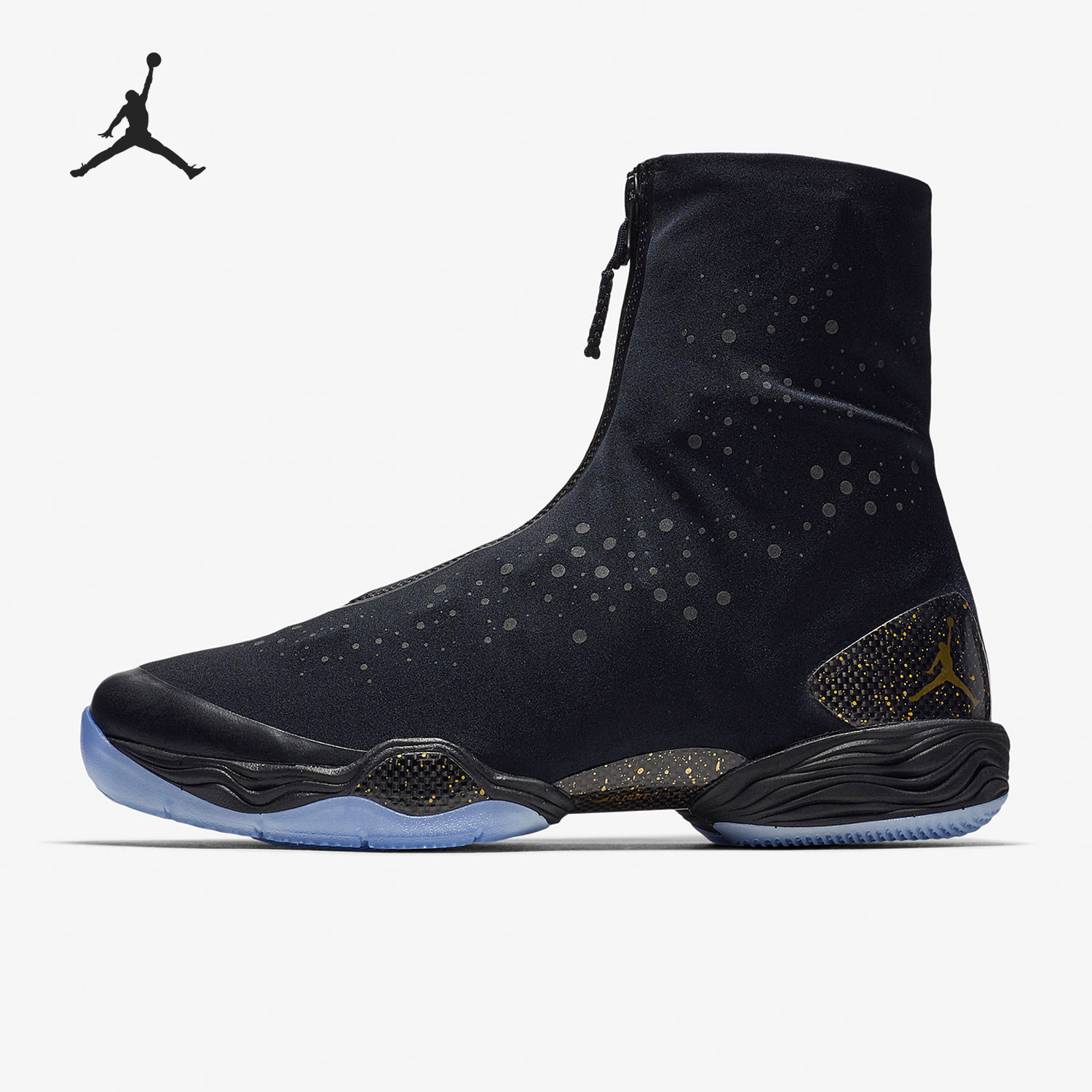 Nike/耐克官方正品男士皮革轻便减震防滑高帮篮球鞋555109-007