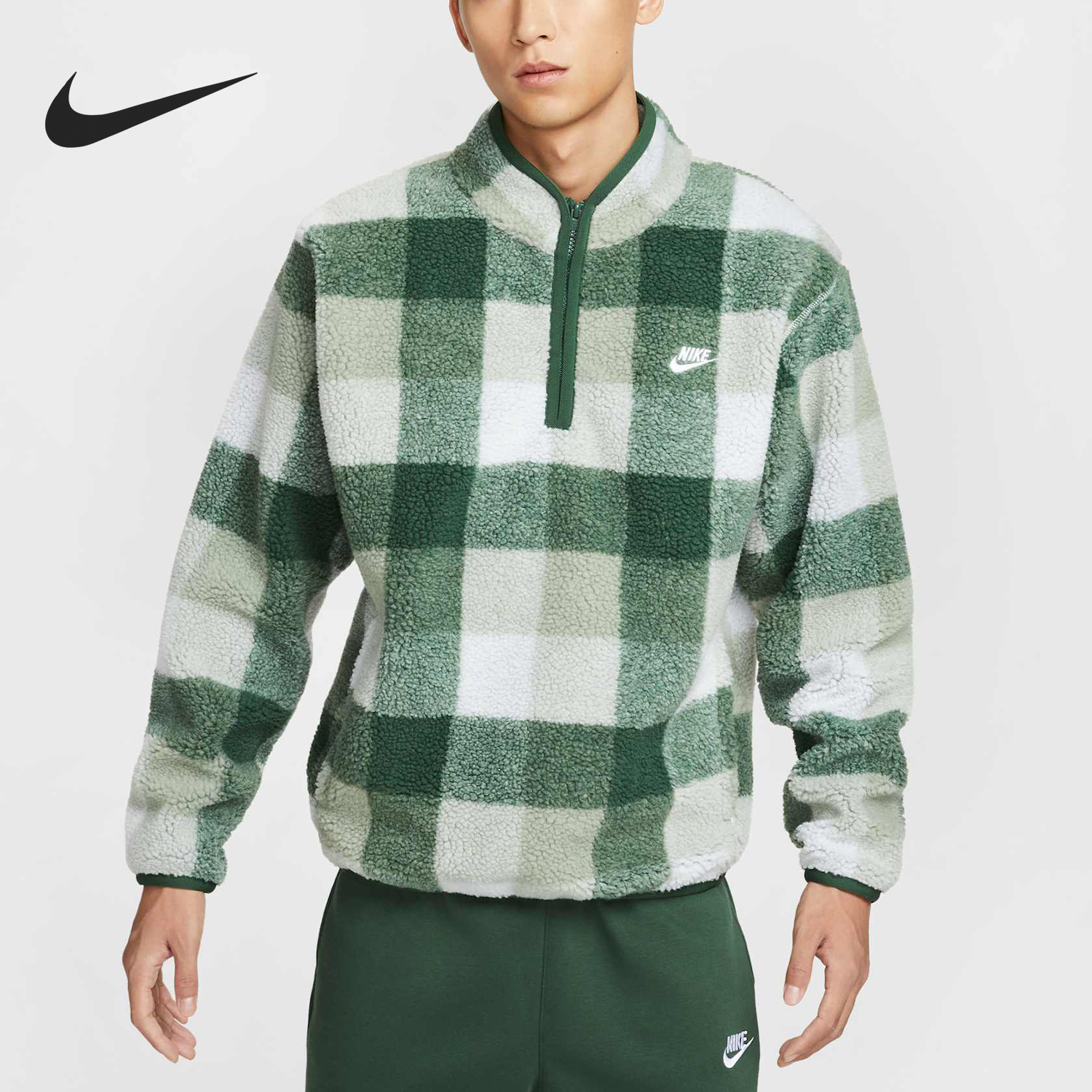 耐克男士长袖保暖休闲卫衣