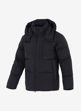 New Balance/NB正品2025新款男子运动休闲连帽羽绒服NPE41031-BK