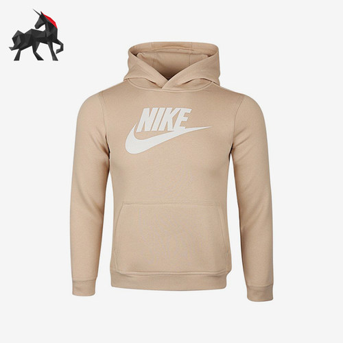 Nike/耐克正品套头长袖卫衣新款儿童柔软经典连帽卫衣CJ7861-126