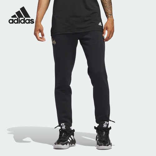 阿迪达斯男士加绒透气运动长裤