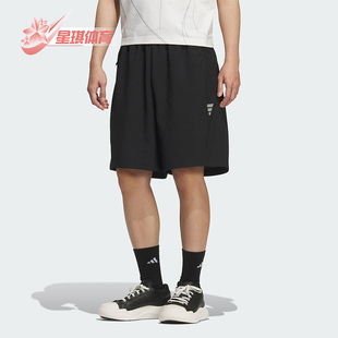 款 2025夏季 男士 凉爽透气经典 KC6069 Adidas 宽松短裤 阿迪达斯正品