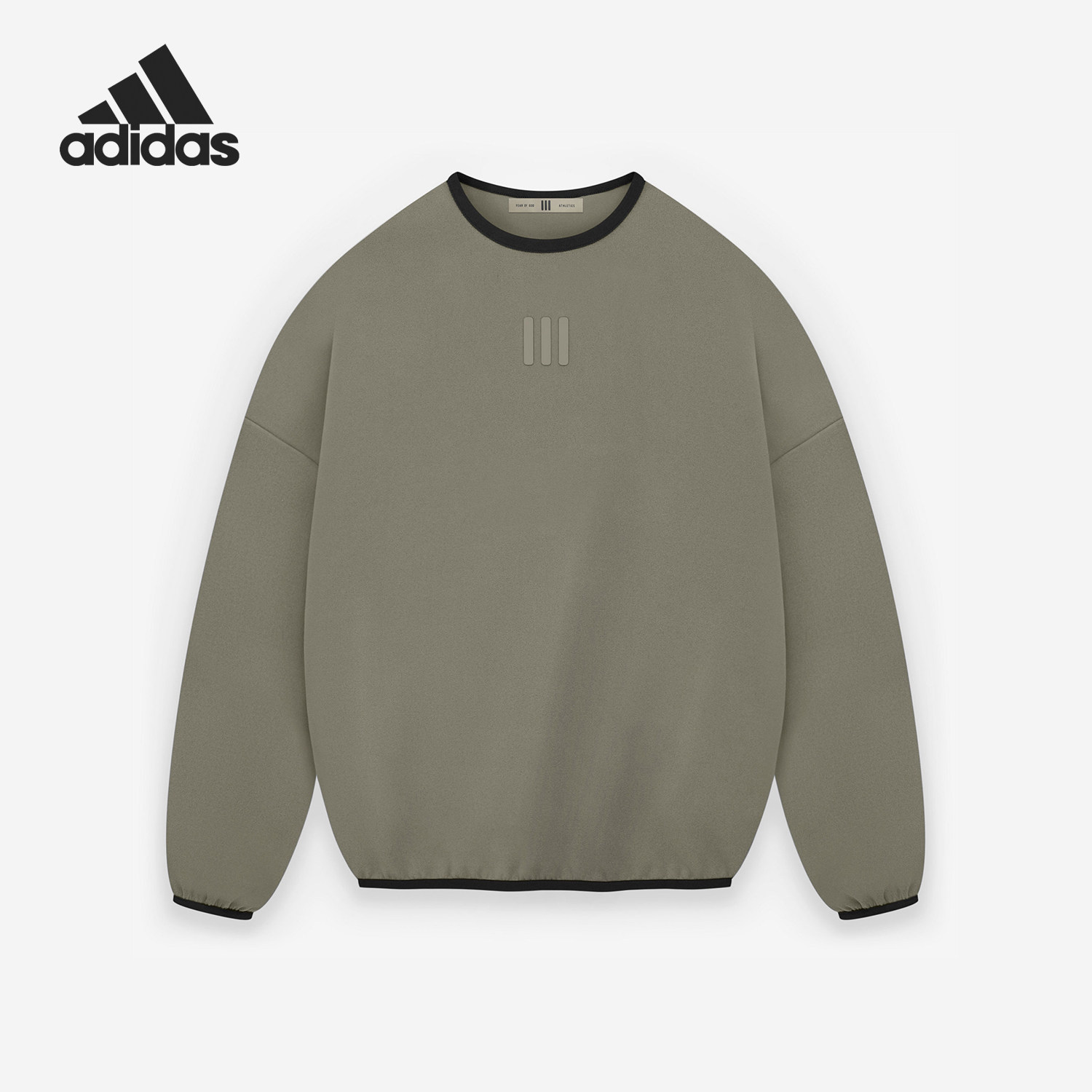 Adidas/阿迪达斯正品秋冬新款男士宽松运动保暖卫衣IS5304 - 实物图