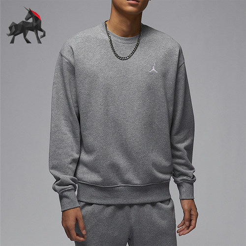 Nike/耐克正品Jordan男士针织宽松经典圆领卫衣FV7296-091