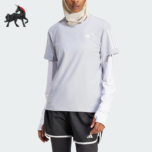 Adidas/阿迪达斯正品夏季新款女士经典瑜伽健身训练短袖T恤IP2041