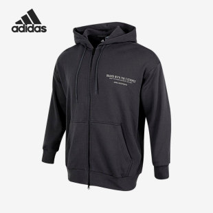 KNIT 26夏M JACKET男子连帽运动服外套HZ7028 阿迪达斯正品 Adidas