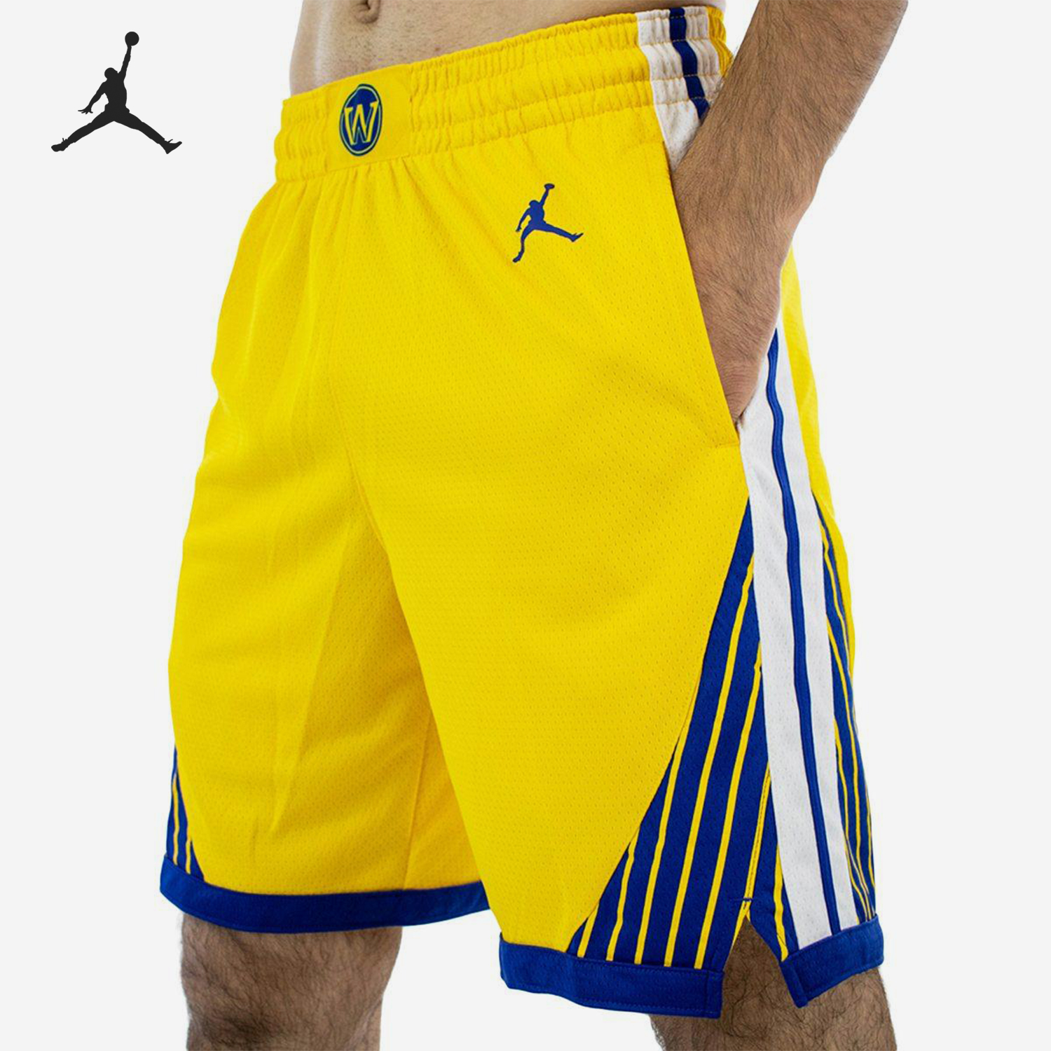 Nike/耐克正品Jordan NBA男士松紧宽松经典中腰短裤CV9560-728