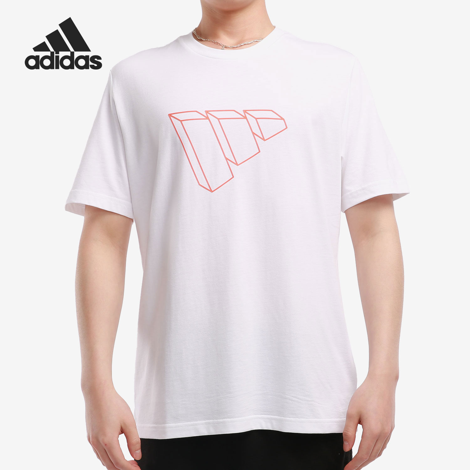 阿迪达斯运动男子短袖T恤正品