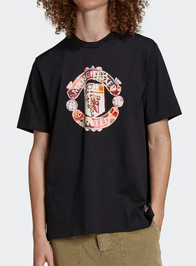 Adidas/阿迪达斯正品运动男子实战足球训练短袖T恤上衣 H63996