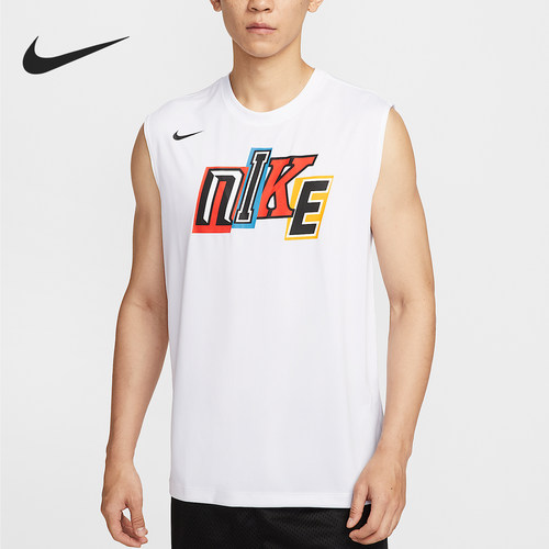 耐克男士针织无袖篮球运动上衣