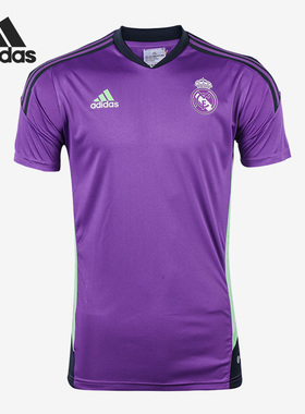 Adidas/阿迪达斯正品新款男子足球训练透气运动短袖T恤HT8809