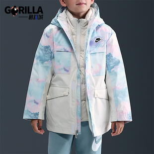 小童轻盈拒水三合一两件套羽绒服IR0020 冬季 988 耐克正品 Nike