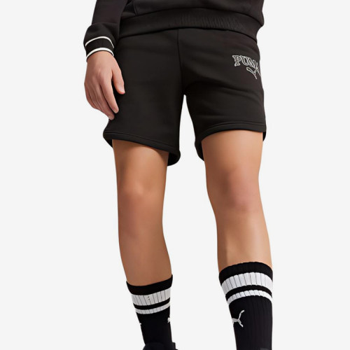 Puma/彪马正品2025秋季款儿童耐穿运动休闲印花针织短裤679267-01