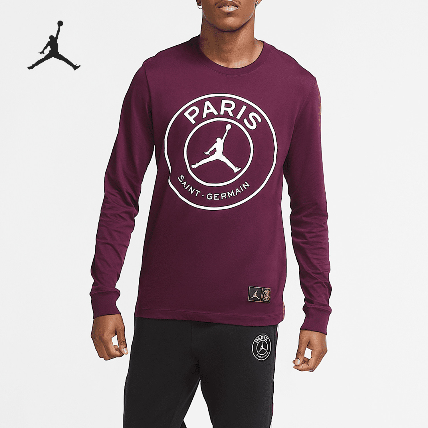 Nike/耐克正品当季新款男子舒适运动休闲训练长袖体恤CK9782
