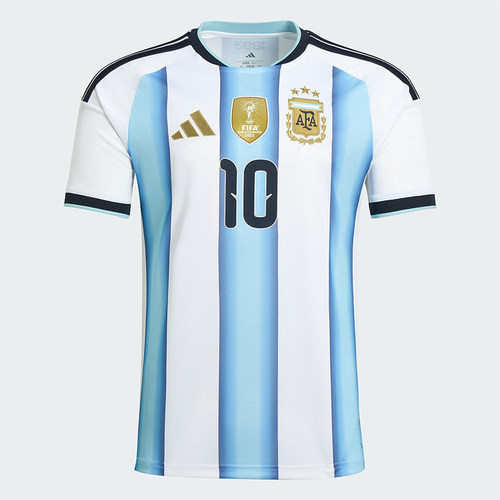 Adidas/阿迪达斯正品阿根廷男士针织修身圆领足球运动T恤KA8117
