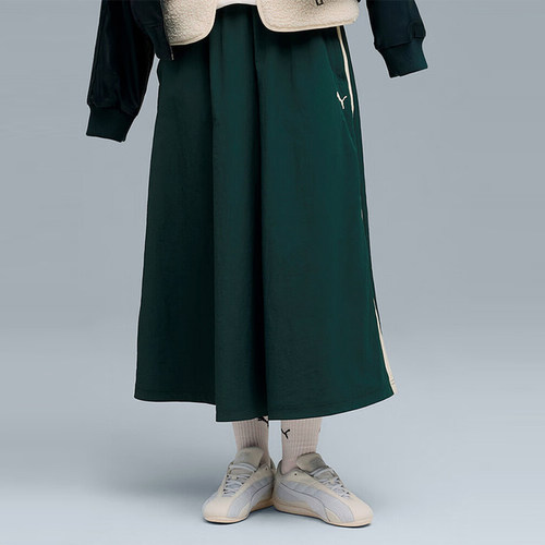 彪马女士宽松高腰休闲半身裙