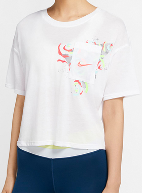 Nike/耐克正品PRO LI NA 李娜系列女子短袖圆领训练上衣 CZ8661