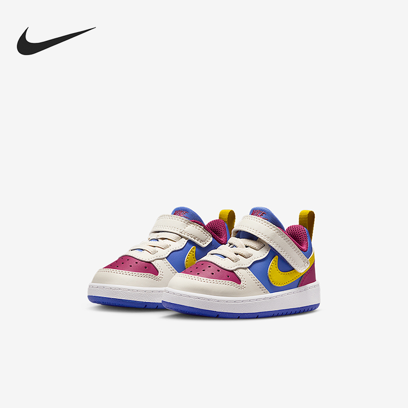 Nike/耐克正品Court Borough婴童低帮魔术贴运动休闲鞋IM2183-633