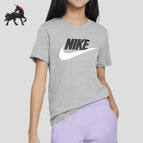 Nike/耐克正品大童款运动休闲舒适柔软透气短袖T恤FZ5178-063