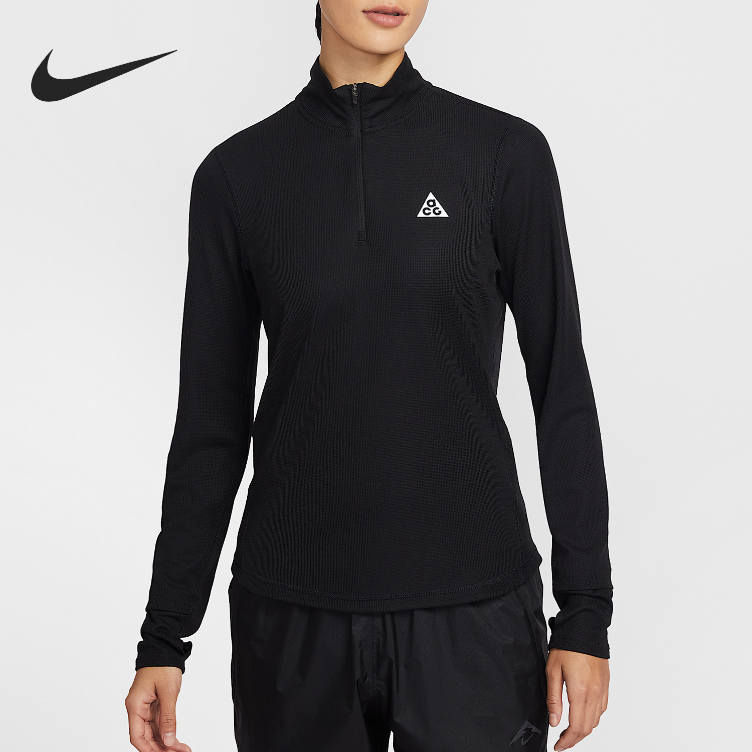 Nike/耐克官方正品2026春季款女士立领运动印花套头衫IO9648-010,运动服/休闲服装,运动卫衣/套头衫,淘宝优惠券,粉丝福利购,淘宝优惠卷