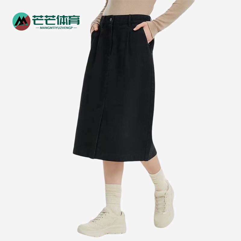 斯凯奇女士休闲牛仔半身裙