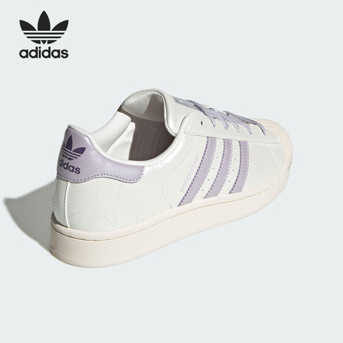 Adidas/阿迪达斯正品三叶草女士运动耐磨贝壳头板鞋JR6984