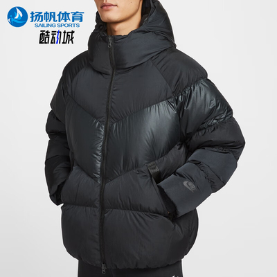 Nike/耐克正品2025冬季款男士日常连帽套头运动羽绒服IB2961-010