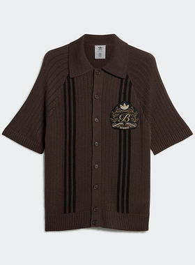 Adidas/阿迪达斯正品联名款男女针织运动短袖POLO衫IK9613