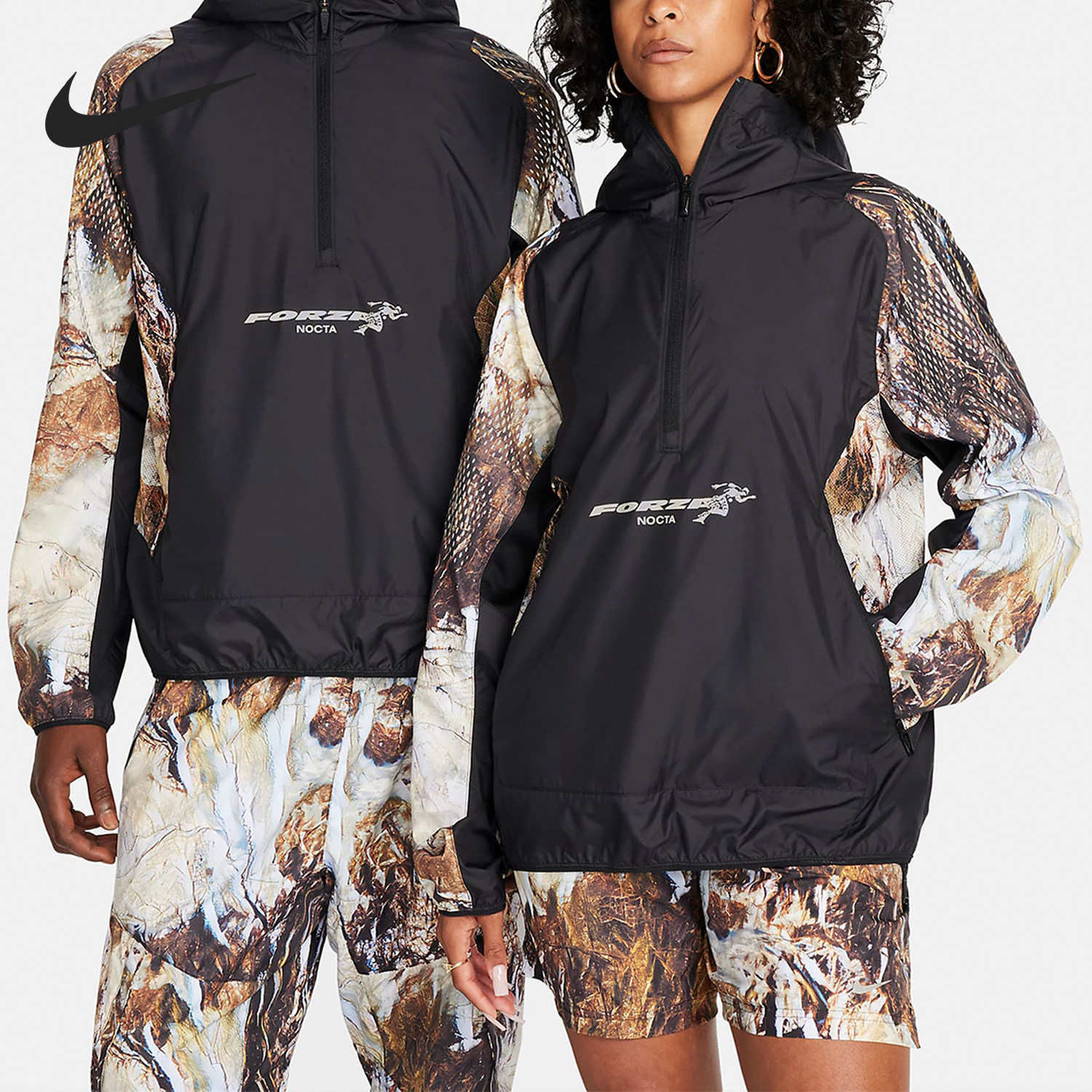 Nike/耐克官方正品NOCTA 男女款跑步梭织连帽运动上衣FJ3010-010