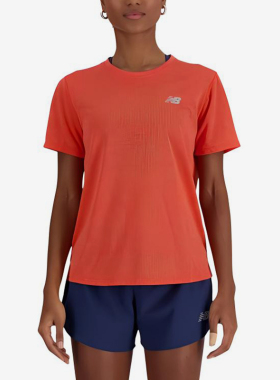 New Balance/NB正品新款女士圆领训练透气健身短袖T恤WT41253-NFH