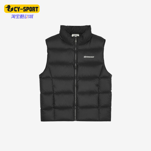 Skechers/斯凯奇正品新款儿童轻盈保暖时尚运动休闲拉链羽绒马甲