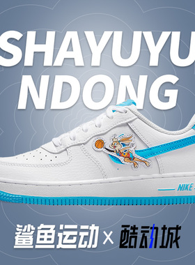Nike/耐克正品NIKE AIR FORCE 1女子大童GS运动鞋 DM3355-100